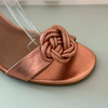Sandal Metalizada Flower