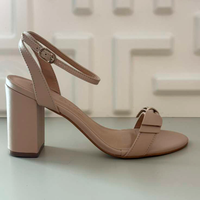 Sandal Nude Bloco Nó