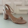 Sandal Nude Bloco Nó