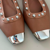 Loafer Tela Mesh Nude