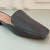 Mule Croco Cinza
