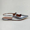 Sapatilha Slingback Silver
