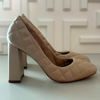 Scarpin Metalassê Nude