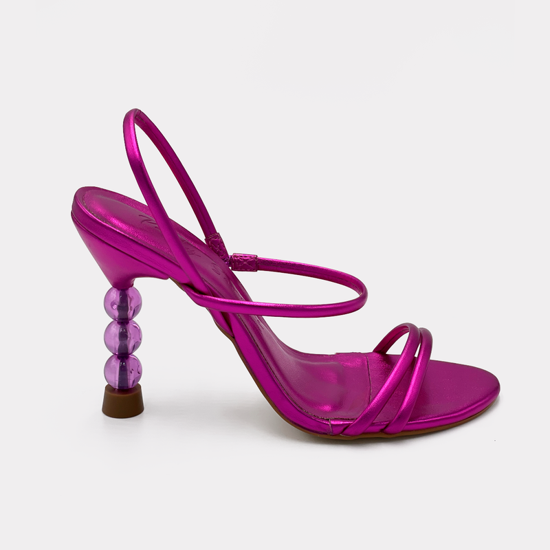 Sandal Pink Metalizada
