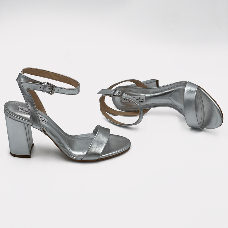 Sandal Metalizada Silver