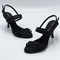 Sandal Preta Tratorada