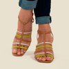 Sandal Anabela Tiras