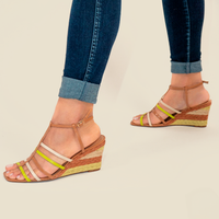 Sandal Anabela Tiras
