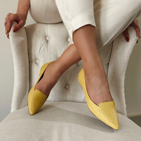 Sapatilha Bico Fino Amarelo