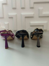 Sandal Margenta  Pedras