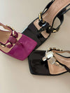 Sandal Margenta  Pedras